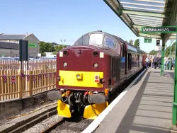 Click to view image First Regular Train to Wareham