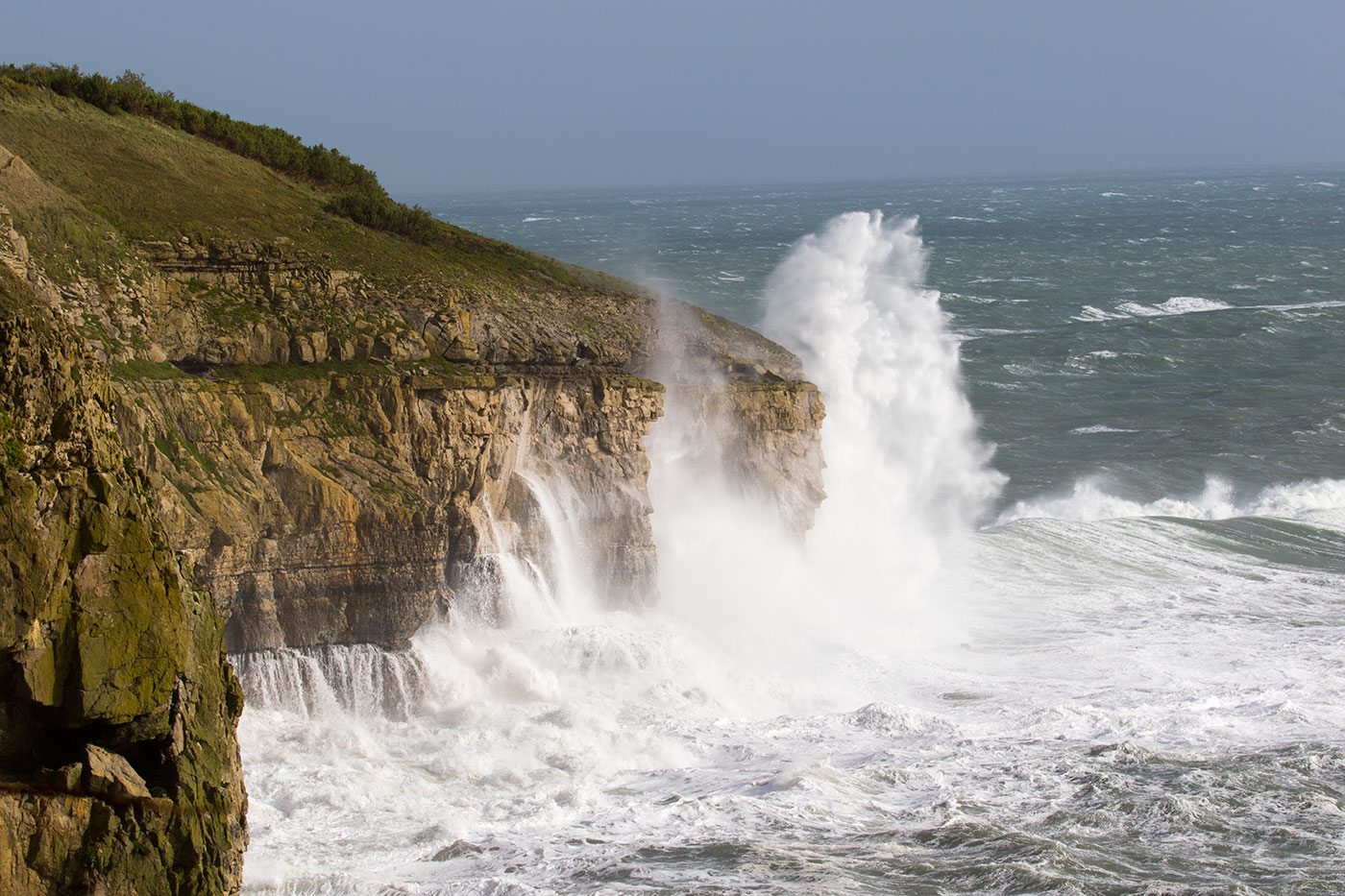 Stormy Sea at Durlston