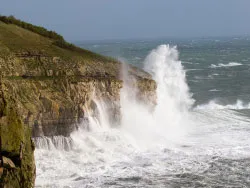 Click to view image Stormy Sea at Durlston