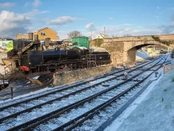 Click to view image Snow under the bridge