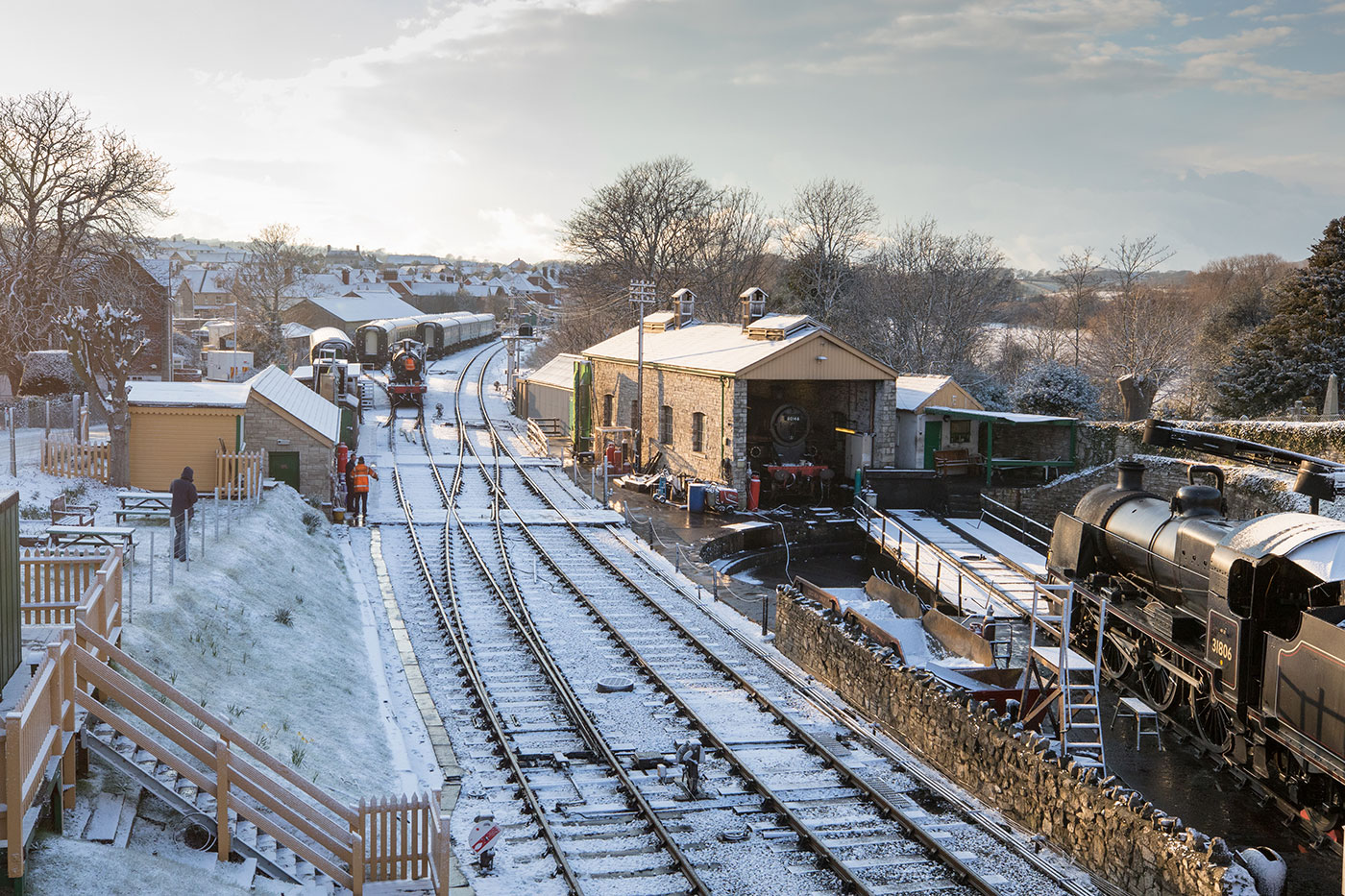 Snow at the Railway