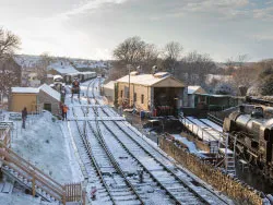 Click to view image Snow at the Railway