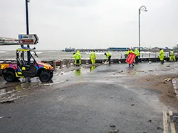 Sea Defences being repaired - Ref: VS1833