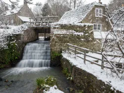 Click to view image Waterfall at Corfe Castle