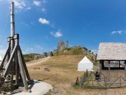 Click to view image Looking up at the Castle