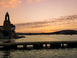 Sunset over Swanage Pier - Ref: VS1868