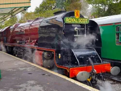 Click to view image Duchess of Sutherland at Swanage Railway