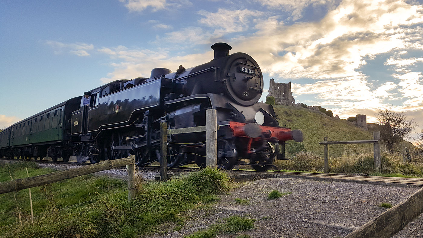 Corfe Castle and the Railway
