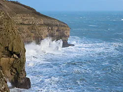 Click to view image Storms at Durlston Head