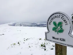 Click to view image Purbeck Hills in the Snow