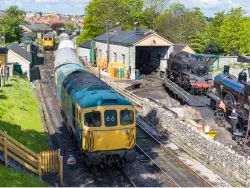Click to view image Class 33 train on the Diesel Gala