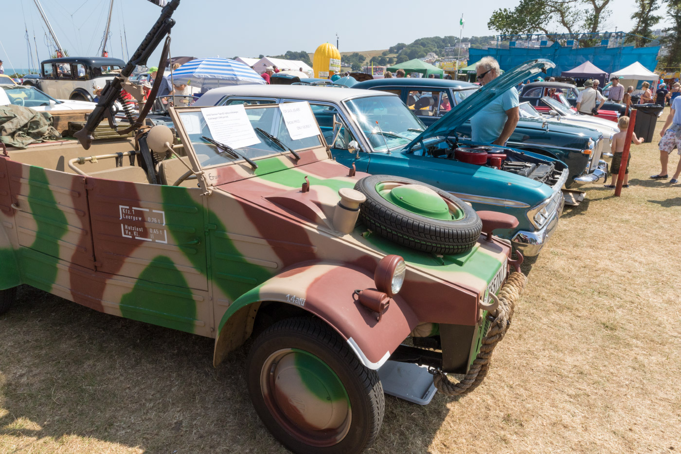 Classic Car show at Swanage Carnival