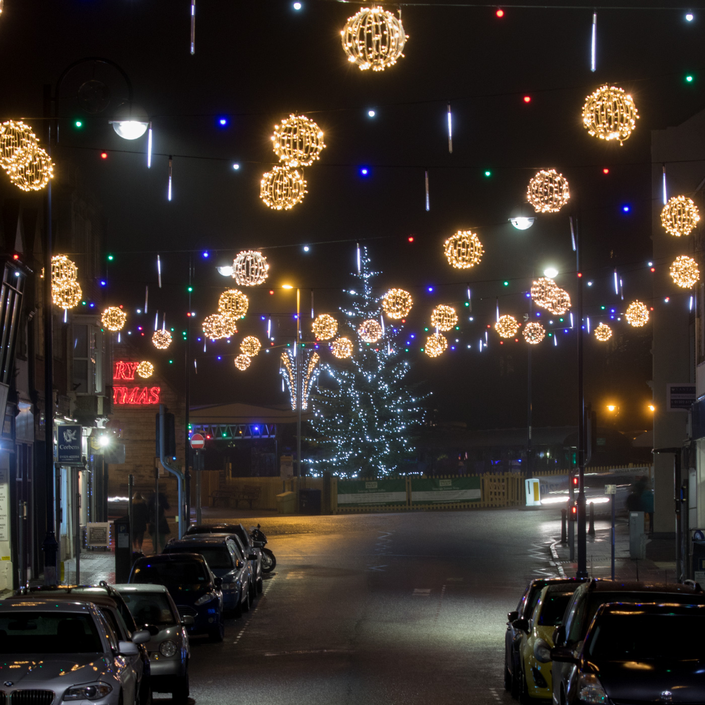 Station Road and Christmas Lights