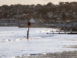 Click to view image Groynes and Jetty