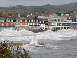 Click to view The Mowlem and Stone Quay in Storm Alex