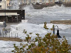 The Stone Quay in Storm Alex - Ref: VS2129