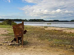 Click to view image Poole Harbour and Rusty Boat