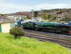 Click to view image Eddystone returns to Swanage Railway