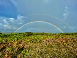 Rainbow over Poole Harbour - Ref: VS2249