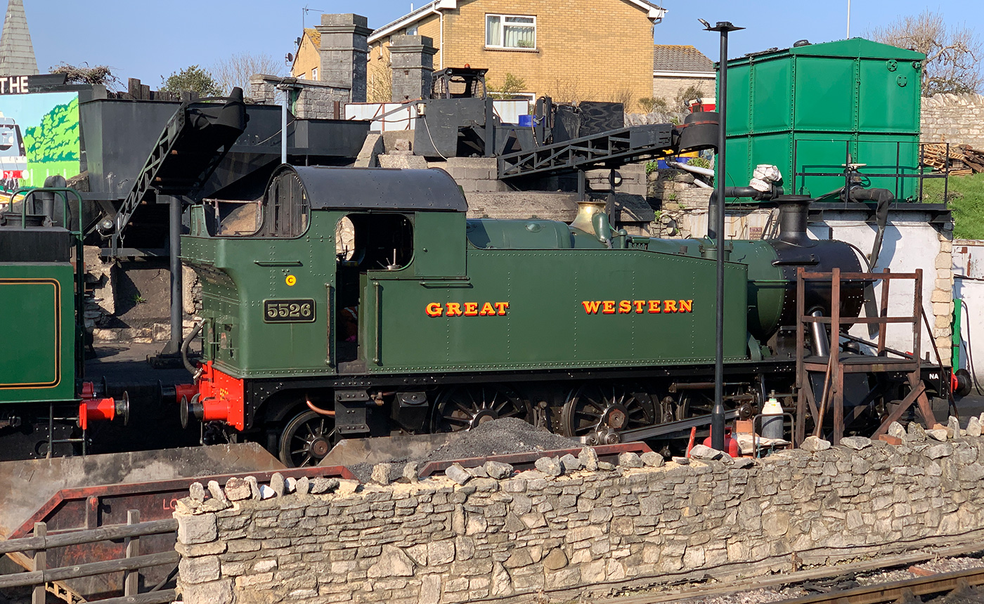 5526 GWR 2-6-2T At Swanage
