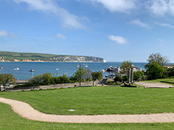 Looking across the bay in the Virtual Swanage Gallery