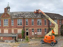 Click to view image Demolition of Swanage Grammar School