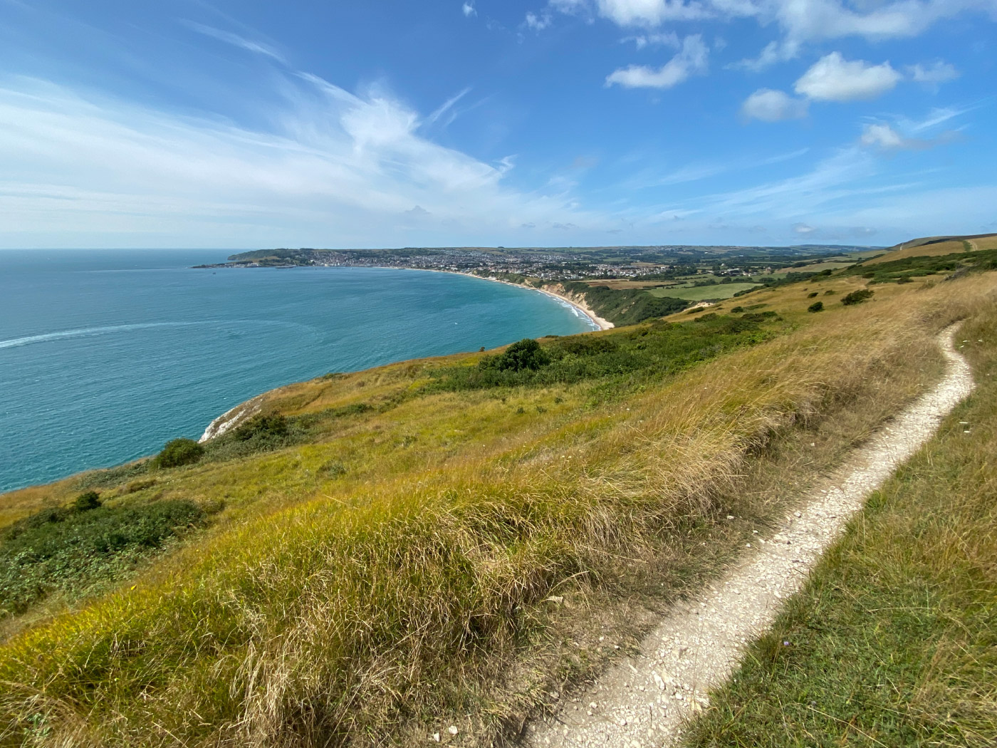 The path from Ballard Down to Swanage - Ref: VS2414