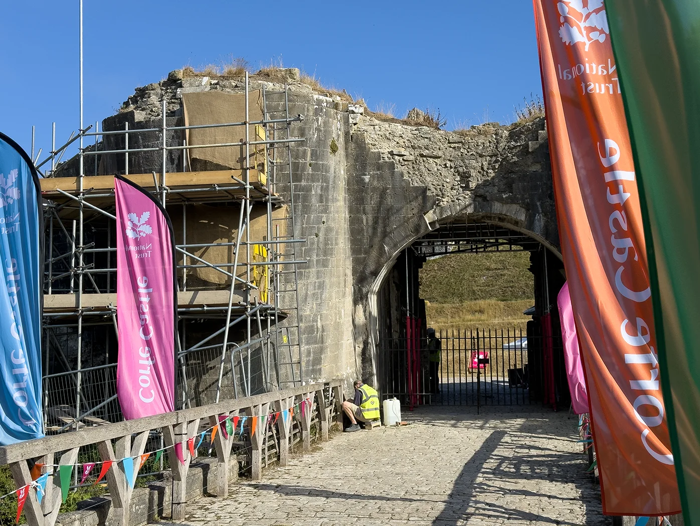 Corfe Castle Repairs on Castle Walls - Ref: VS2536