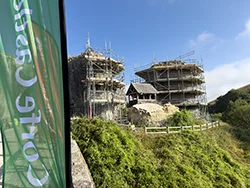 Corfe Castle Repairs on Castle Walls - Ref: VS2535
