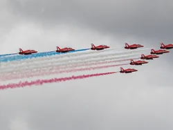 The Red Arrows at the 2015 Swanage Carnival - Ref: VS2537