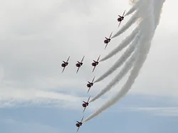 The Red Arrows at the 2015 Swanage Carnival - Ref: VS2541