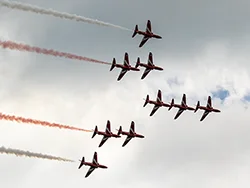 The Red Arrows at the 2015 Swanage Carnival - Ref: VS2542