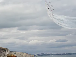 The Red Arrows at the 2015 Swanage Carnival - Ref: VS2543