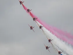 The Red Arrows at the 2015 Swanage Carnival - Ref: VS2544