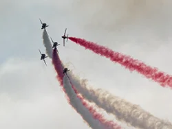 The Red Arrows at the 2015 Swanage Carnival - Ref: VS2546