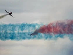 The Red Arrows at the 2015 Swanage Carnival - Ref: VS2552