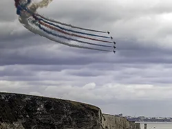 The Red Arrows at the 2015 Swanage Carnival - Ref: VS2556