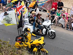 Click to view image Swanage Carnival Procession 2025 Motorbikes