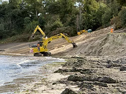 Studland sea defences removal at Middle Beach in the Virtual Swanage Gallery