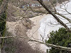 New January coastal erosion at Middle Beach at Stu - Ref: VS2593