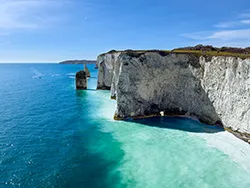 The pinnacles on the Jurassic Coast near Swanage in the Virtual Swanage Gallery