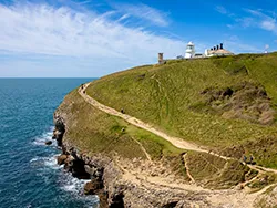 Anvil point Lighthouse and Cliffs in the Virtual Swanage Gallery