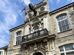 Swanage Town Hall on the High Street in the Virtual Swanage Gallery