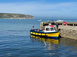 Swanage Quay with Marsh Boats alongside in the Virtual Swanage Gallery