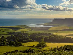 Click to view image The view from Swyre Head across the Jurassic Coast