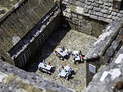 Corfe Castle Model Village courtyard - Ref: VS2629