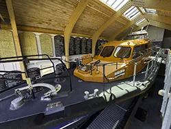 Click to view image Inside the Lifeboat Station in Swanage