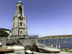 Wellington Clock Tower and Fishing Boats - Ref: VS2643