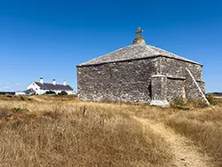 Click to view image St Aldhelms Chapel near Worth Matravers