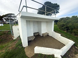 Click to view image Inside the Sandpit Field WWII Bunker Shelter
